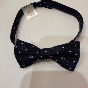 Janie and Jack Navy Bow Tie with White Dots